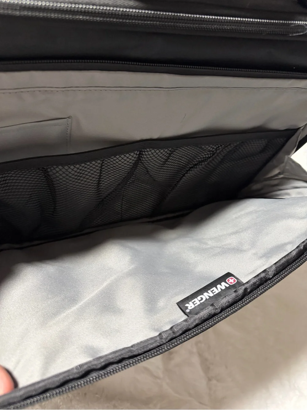 SwissGear Black Laptop Briefcase with Shoulder Strap
